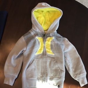 Hurley zip up hoodie sweatshirt